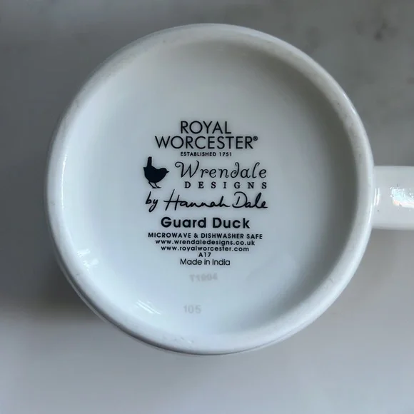 Royal Worchester mug - guard duck - Picture 3 of 3